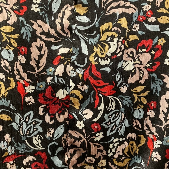 Vince Camuto Pink and Red Floral Long Sleeve Dress NWT Size L - Picture 11 of 15